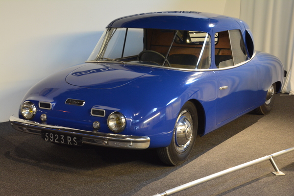 Wimille (1950) – Prototyp Nummer 3 bei einer Charbonneaux-Sonderausstellung