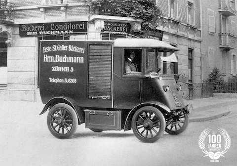 Fahrzeug der Bäckerei Buchmann