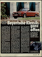 ADAC Motorwelt 8/1986 - Fahrbericht BMW 325i Cabriolet