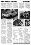 AR 30/1972 - Kurztest Simca 1000 Rallye 1