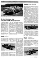 AR 42/1965 - Erster Blick auf das Chrysler-USA-Bauprogramm 1965