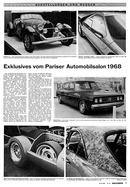 AR 44/1968 - Exklusives vom Pariser Automobilsalon