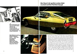 Citroën SM - sanfte Rakete aus PAris - Hobby 9/1970 - Seiten 88 und 89 Citroën SM - sanfte Rakete aus PAris - Hobby 9/1970 - Seiten 88 und 89
