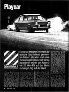 Auto Revue 1/1974 - Der heisse Test - Simca Rallye 2