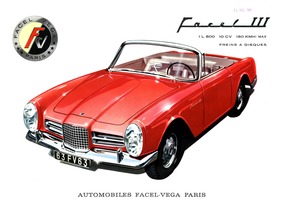 Facel-Vega Facel III - Verkaufsprospekt (1964) Facel-Vega Facel III - Verkaufsprospekt (1964)