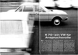 Hobby 23/1970 - VW K 70 - ein Volkswagen für Anspruchsvolle
