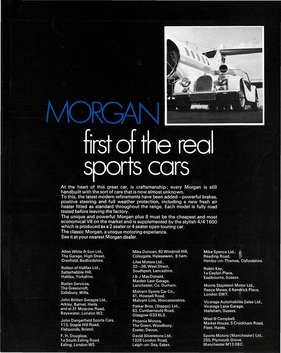 Morgan - Faltprospekt (1974) Morgan - Faltprospekt (1974)