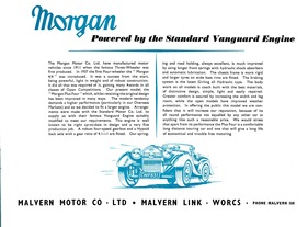 Morgan Plus Four - Verkaufsprospekt (1949) - Seite 2 Morgan Plus Four - Verkaufsprospekt (1949) - Seite 2