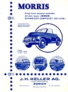 Morris Minor "Schweizer Cabriolet De Luxe" - Verkaufsbroschüre (1950) Morris Minor "Schweizer Cabriolet De Luxe" - Verkaufsbroschüre (1950)