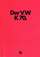 VW K 70 - Verkaufsprospekt (1974) VW K 70 - Verkaufsprospekt (1974)