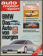 Seite 1 von auto motor und sport Nr. 18 / 1979