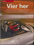 Testbericht: Vier her - Test BMW Z4 mit SMG (auto motor und sport / Nr. 7 / 2003 - Seite 20)