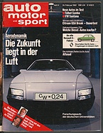 Seite  von Übersicht: auto motor und sport / Nr. 4 / 1982 - Titelseite