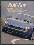 Testbericht: Roß-Kur: Fahrbericht Maserati 3200 GT (auto motor und sport / Nr. 21 / 1998 - Seite 94)