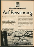 Testbericht: Test VW 411 LE (auto motor und sport / Nr. 8 / 1970 - Seite 50)