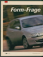 Testbericht: Formfrage - Alfa Romeo 147 2.0 TS (auto motor und sport / Nr. 26 / 2000 - Seite 30)