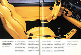 Die Idee Porsche 911 - Porsche 993 - Verkaufsliteratur (1996) - Seiten 38 und 39