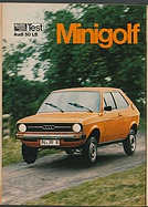 Testbericht: Minigolf - Test Audi 50 LS (auto motor und sport / Nr. 23 / 1974 - Seite 44)