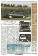 Testbericht: Test Fiat Marea 2.0 HLX (AR-Zeitung Nr. 39 / 1996 vom 19. September 1996 - Seite 25)