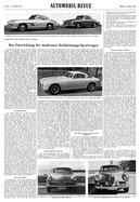 Testbericht: Kurzteste Genfer Autosalon 1955, u.a. Alfa Romeo Giulietta Sprint, Alfa Romeo 1900 Super Sprint, Mercedes-Benz 300 SL, Mercedes-Benz 190 SL (AR-Zeitung Nr. 16 / 1955 vom 30.Mrz.1955 - Seite 17)