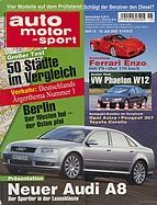 Seite  von Übersicht: auto motor und sport / Nr. 15 / 2002 - Titelseite