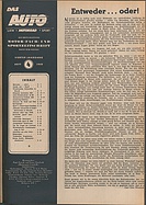 Seite 3 von Übersicht: Das Auto / Nr. 4 / 1949 - Titelseite