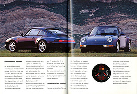 Die Idee Porsche 911 - Porsche 993 - Verkaufsliteratur (1996) - Seiten 48 und 49