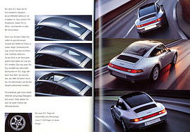 Die Idee Porsche 911 - Porsche 993 - Verkaufsliteratur (1996) - Seiten 54 und 55