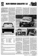 Testbericht: Test Alfa Romeo Giulietta 1.6 (AR-Zeitung Nr. 20 / 1978 vom 11.Mai.1978 - Seite 17)