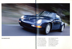Die Idee Porsche 911 - Porsche 993 - Verkaufsliteratur (1996) - Seiten 8 und 9