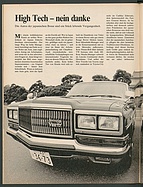 Testbericht: High Tech - nein danke - Japans Chefwagen (auto motor und sport / Nr. 9 / 1986 - Seite 26)