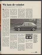 Testbericht: Wie haste Dir verändert - neuerliche Begegnung mit dem VW Golf Cabriolet (auto motor und sport / Nr. 23 / 1987 - Seite 43)