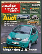 Seite  von Übersicht: auto motor und sport / Nr. 14 / 1997 - Titelseite