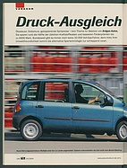 Testbericht: Druckausgleich: Erdgas-Autos (auto motor und sport / Nr. 24 / 2000 - Seite 196)