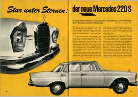 Testbericht: Mercedes 220 S - Hobby 9 1959 - Seiten 40 und 41