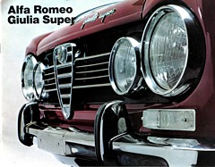 Alfa Romeo Giulia Super - Verkaufsprospekt (1968)