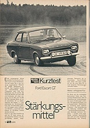Testbericht: Stärkungsmittel - Test Ford Escort GT (auto motor und sport / Nr. 10 / 1971 - Seite 78)