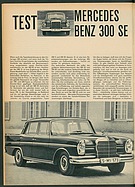 Testbericht: Test - Mercedes-Benz 300 SE (auto motor und sport / Nr. 14 / 1962 - Seite 14)