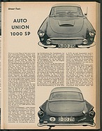Testbericht: Test Auto Union 1000 SP (auto motor und sport / Nr. 9 / 1959 - Seite 13)