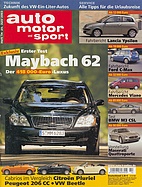 Seite  von Übersicht: auto motor und sport / Nr. 14 / 2003 - Titelseite