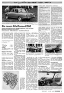 Testbericht: Die neuen Alfa Romeo 2000 (AR-Zeitung Nr. 28 / 1971 vom 24.Jun.1971 - Seite 17)