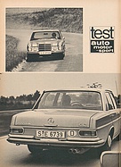 Testbericht: Das Kraftfahrzeug - Mercedes-Benz 300 SEL 6,3 (auto motor und sport / Nr. 17 / 1968 - Seite 22)