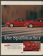 Testbericht: Die Spassmacher - Dreimal BMW M3 (auto motor und sport / Nr. 1 / 1995 - Seite 36)