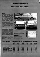 Der kleine Unterschied - Test Audi 100 S Coupé - Auro Revue Nr. 8/1971 - Seite 11