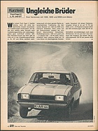 Testbericht: Ungleiche Brüder - Kurztest Ford Capri II (auto motor und sport / Nr. 22 / 1975 - Seite 48)