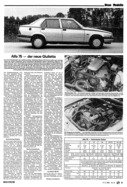 Testbericht: Alfa 75 - der neue Giulietta (AR-Zeitung Nr. 21 / 1985 vom 17.Mai.1985 - Seite 39)