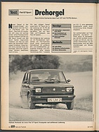 Testbericht: Drehorgel – Test Fiat 127 Sport (auto motor und sport / Nr. 20 / 1978 - Seite 66)