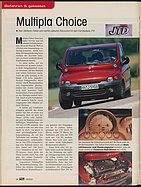 Testbericht: Multipla Choice - Test Fiat Multipla JTD (auto motor und sport / Nr. 18 / 2001 - Seite 64)