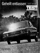 Testbericht: Geheilt entlassen - Test VW K 70 L - Auto Revue Nr. 8/1973 - Seite 10