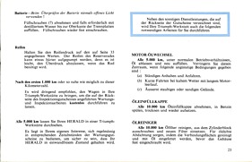 Triumph Herald - Handbuch (1959) - Seite 23